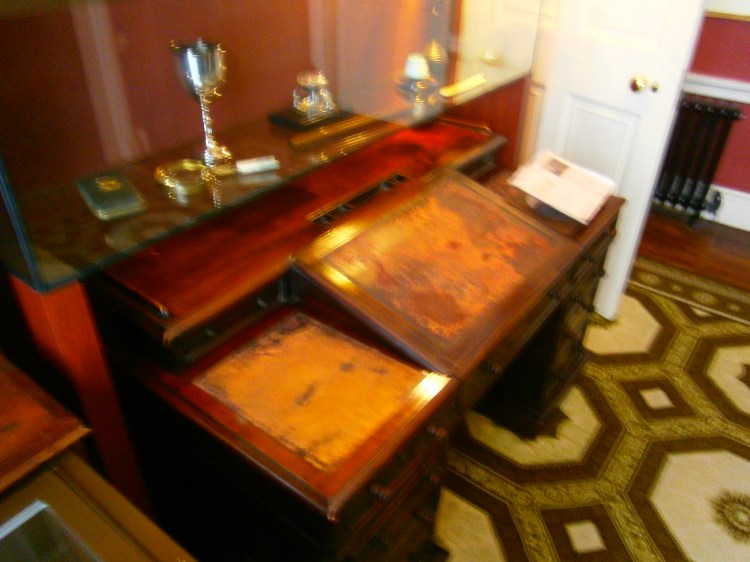 Charles Dicken's writing desk