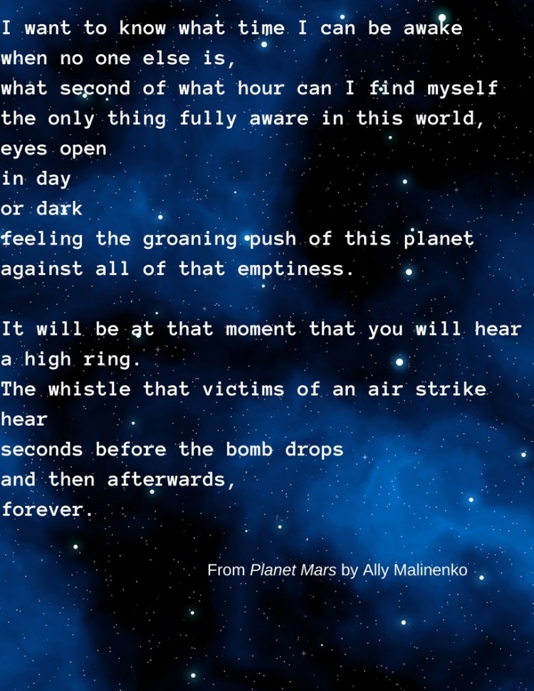 I want to know what time I can be awakewhen no one else is, what second of what hour can I find myselfthe only thing fully aware in this world,eyes openin day or darkfeeling the groaning
